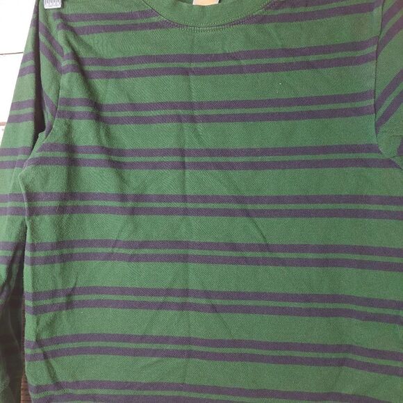 Boys Striped Longsleeve 100% Cotton Shirt - Picture 3 of 4